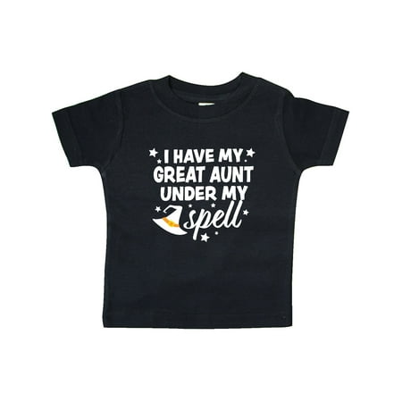 Inktastic I Have My Great Aunt Under My Spell with Cute Witch Hat Gift Baby Boy or Baby Girl T-Shirt
Inktastic I Have My Great Aunt Under My Spell with Cute Witch Hat Gift Baby Boy or Baby Girl T-Shirt