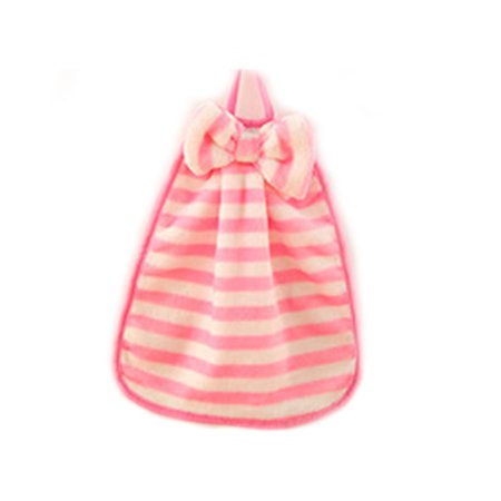 Redempion Multi-striped Bow Towel Absorbent Coral Velvet Cloth Towel Hanging Towel Household Cleaning pink stripes
Redempion Multi-striped Bow Towel Absorbent Coral Velvet Cloth Towel Hanging Towel Household Cleaning pink stripes