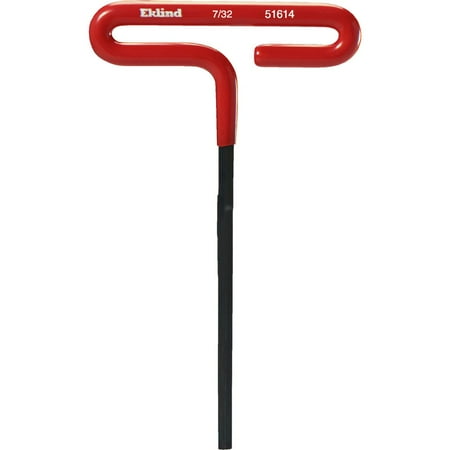 1PK Eklind Standard 7/32 In. 6 In. Cushion-Grip Series T-Handle Hex Key