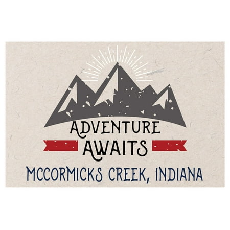 Mccormicks Creek Indiana Souvenir 2x3 Inch Fridge Magnet Adventure Awaits Design