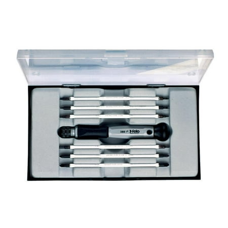 Felo 7 Pc. Slotted Phillips And Torx Reversible Precision Blade Set