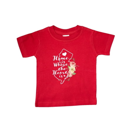 Inktastic New Jersey Home is Where the Heart is with Watercolor Floral Gift Baby Girl T-Shirt
Inktastic New Jersey Home is Where the Heart is with Watercolor Floral Gift Baby Girl T-Shirt