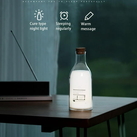 ACOUTO With Sleeping Message LED Bedside Milk Lamp Touch Design USB Rechargeable Bottle Night Light For Home Friends Baby Room For Children Bedroom Family
ACOUTO With Sleeping Message LED Bedside Milk Lamp Touch Design USB Rechargeable Bottle Night Light For Home Friends Baby Room For Children Bedroom Family