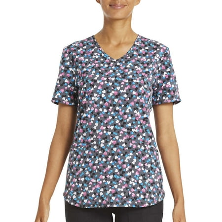 Scrub Star Women s Tiny Hearts Top