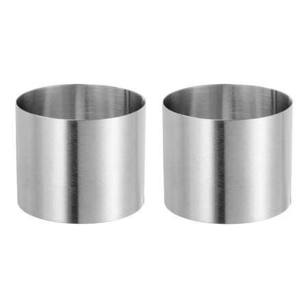 2PCS Round Cake Ring 2.36 x 2 Inch Stainless Steel Pastry Mousse Dessert Ring for Baking Cooking Making Tool
2PCS Round Cake Ring 2.36 x 2 Inch Stainless Steel Pastry Mousse Dessert Ring for Baking Cooking Making Tool