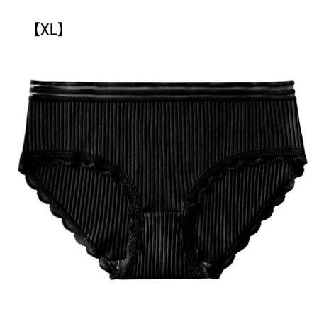 Women Cotton Underwear Girl Breathable Briefs Moisture Wicking Elastic Panty with Lace Edge
Women Cotton Underwear Girl Breathable Briefs Moisture Wicking Elastic Panty with Lace Edge