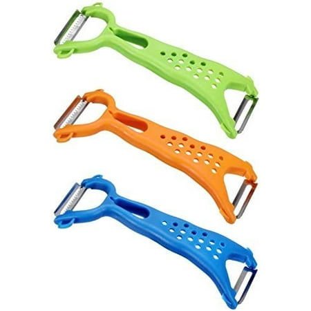 CLAS Vegetable Dual Y Fruit Apple Potato Orange Carrot Veggie Julienne Slicer Sharp Stainless Steel Serrated Blade Peeler Classic Zester Tool 3 Sets Green O
CLAS Vegetable Dual Y Fruit Apple Potato Orange Carrot Veggie Julienne Slicer Sharp Stainless Steel Serrated Blade Peeler Classic Zester Tool 3 Sets Green O