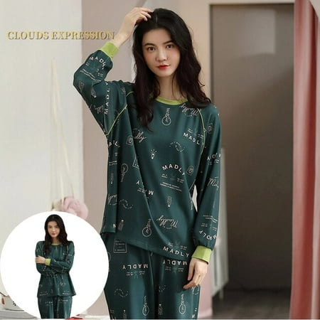 QWZNDZGR Spring Autumn Quality Pure Cotton Elegant Womens Pajama Sets Pyjamas Casual Sleepwear Long Pijama Mujer Nightsuit Lounge Fashion
QWZNDZGR Spring Autumn Quality Pure Cotton Elegant Womens Pajama Sets Pyjamas Casual Sleepwear Long Pijama Mujer Nightsuit Lounge Fashion
