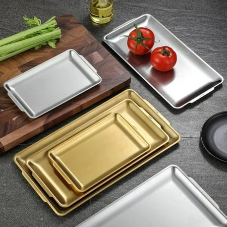 Bcloud Baking Tray Safe Multi-function 304 Stainless Steel Heat Resistant Solid Rust Free Baking Tray for Kitchen
Bcloud Baking Tray Safe Multi-function 304 Stainless Steel Heat Resistant Solid Rust Free Baking Tray for Kitchen