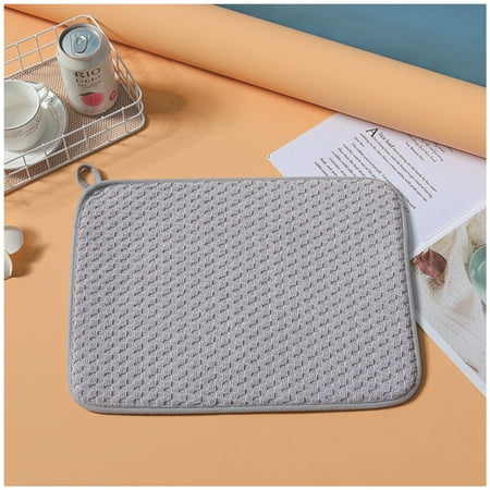 2PCS Tableware Microfiber Dish Drying Mat Absorbent and Fast Drying Pad for Kitchen Accessories Tool Pink 30 By 40
2PCS Tableware Microfiber Dish Drying Mat Absorbent and Fast Drying Pad for Kitchen Accessories Tool Pink 30 By 40