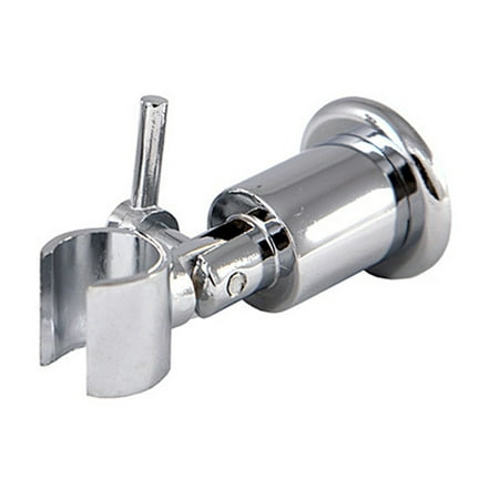 GLFSIL Shower Head Holder Chrome Adjustable Shower Head Bracket Hose Bathroom Bath