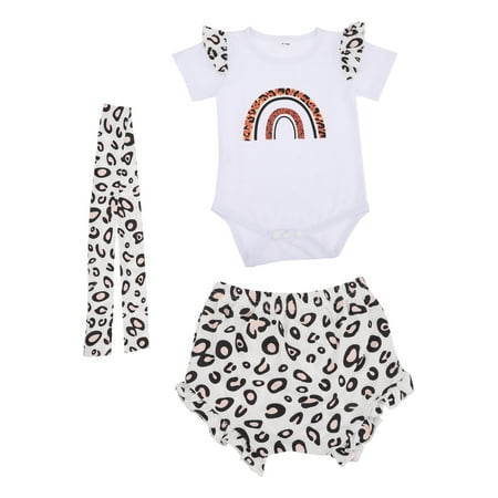 Hemoton 1 Set Baby Girls Romper Bodysuit Shorts Headband Summer Outfits Birthday Gift
Hemoton 1 Set Baby Girls Romper Bodysuit Shorts Headband Summer Outfits Birthday Gift