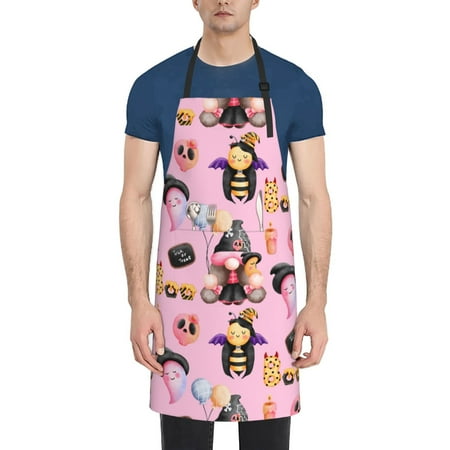 Qekee 2336109497 Print Waterproof Apron with Pockets Adjustable Cooking Aprons Kitchen Bib for Baking Household Cleaning
Qekee 2336109497 Print Waterproof Apron with Pockets Adjustable Cooking Aprons Kitchen Bib for Baking Household Cleaning