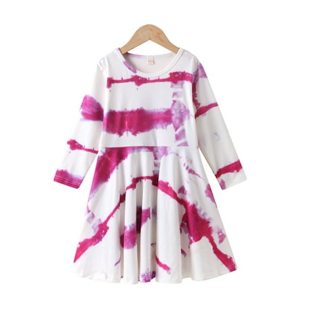 One opening Kids Girls Fashion Long Sleeve Tie-dye Baby Stylish Dress for Party Daily Wear
One opening Kids Girls Fashion Long Sleeve Tie-dye Baby Stylish Dress for Party Daily Wear