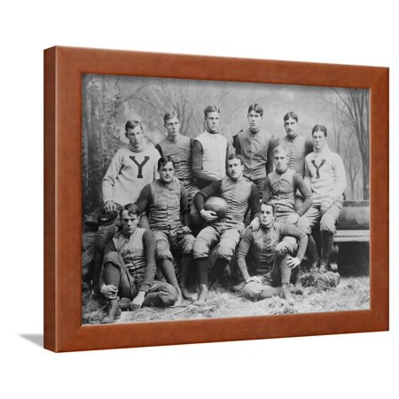 Yale Football Team Framed Print Wall Art