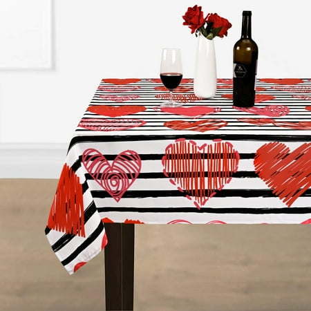 Sevenstars Valentines Day Tablecloth Love Heart Square Table Cover for Wedding Dinner Party 55 x 55
Sevenstars Valentines Day Tablecloth Love Heart Square Table Cover for Wedding Dinner Party 55 x 55