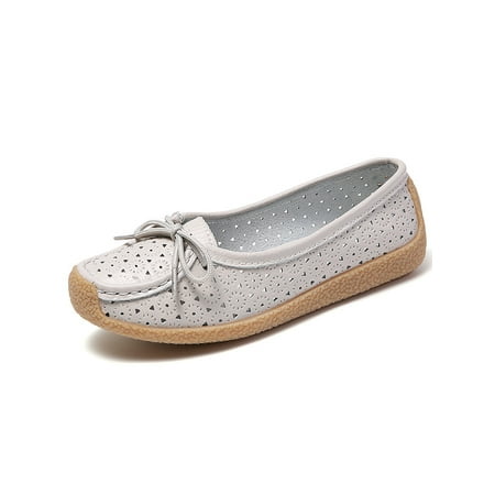 Daeful Womens Anti-Slip Slip On Loafers Driving Lightweight Flats Walking Breathable Bow Tie Moccasins Hollow Gray 4.5
Daeful Womens Anti-Slip Slip On Loafers Driving Lightweight Flats Walking Breathable Bow Tie Moccasins Hollow Gray 4.5