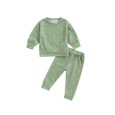 Qmyliery Baby Boys Girls Trouser Suit Love Pattern Long-sleeved Tops Trousers Valentine s Day
Qmyliery Baby Boys Girls Trouser Suit Love Pattern Long-sleeved Tops Trousers Valentine s Day