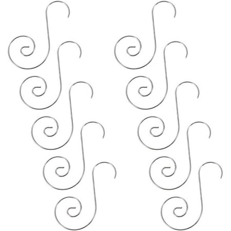 60PCS Christmas Ornament Hooks Heavy Duty S Shaped Ornament Hangers Christmas Tree Hanger for Christmas Tree Hanging Decoration Silver 4. 5cm
60PCS Christmas Ornament Hooks Heavy Duty S Shaped Ornament Hangers Christmas Tree Hanger for Christmas Tree Hanging Decoration Silver 4. 5cm