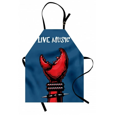 Indie Apron Crab Claw with Spiky Wristbands Heavy Rock Live Music Performance Inscription Art Unisex Kitchen Bib Apron with Adjustable Neck for Cooking Baking Gardening Blue Red Black by Ambesonne
Indie Apron Crab Claw with Spiky Wristbands Heavy Rock Live Music Performance Inscription Art Unisex Kitchen Bib Apron with Adjustable Neck for Cooking Baking Gardening Blue Red Black by Ambesonne