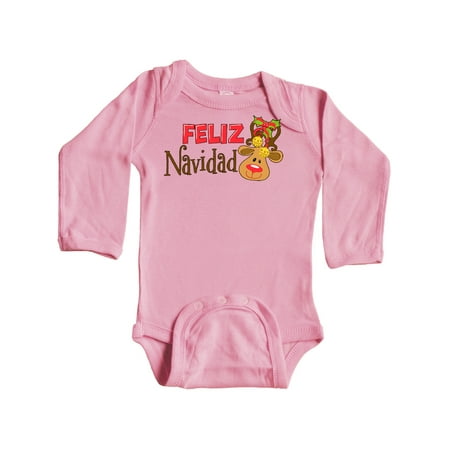 Inktastic Christmas Feliz Navidad with Cute Reindeer Gift Baby Boy or Baby Girl Long Sleeve Bodysuit
Inktastic Christmas Feliz Navidad with Cute Reindeer Gift Baby Boy or Baby Girl Long Sleeve Bodysuit