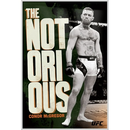 Conor McGregor - Framed UFC Sport Poster / Print (The Notorious) (Size: 24" x 36")