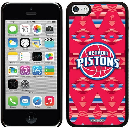 Detroit Pistons Tribal Print Design on Apple iPhone 5c Thinshield Snap-On Case by Coveroo