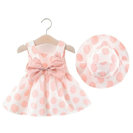 Ytdscs Toddler Baby Girls Cotton Dress with Hat Summer Printed Dresses Short Sleeve Infant Causal Halter Sundress for Little Girls 3M-4T
Ytdscs Toddler Baby Girls Cotton Dress with Hat Summer Printed Dresses Short Sleeve Infant Causal Halter Sundress for Little Girls 3M-4T