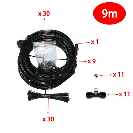 Mishuowoti Garden Irrigation System Distribution Pipe Watering Kit Water Saving Automatic Irrigation Equipment Set For Garden Greenhouse Flower Beds Patio Lawn
Mishuowoti Garden Irrigation System Distribution Pipe Watering Kit Water Saving Automatic Irrigation Equipment Set For Garden Greenhouse Flower Beds Patio Lawn