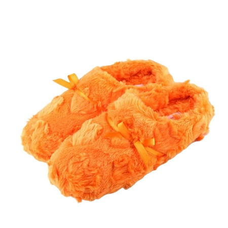 NUOLUX 1 Pair Winter Warm Slippers Bow-knot Non-slip Shoes Slippers Lovely Household Plush Slippers (Orange Size 39-40)
NUOLUX 1 Pair Winter Warm Slippers Bow-knot Non-slip Shoes Slippers Lovely Household Plush Slippers (Orange Size 39-40)