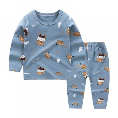 Uccdo Baby Boys Girls Two-Piece Pajamas Set Shoulder Button Long Sleeve Printed Tee Top+Sleep Pant Toddler Kids Loungewear Sleepwear 0-6T
Uccdo Baby Boys Girls Two-Piece Pajamas Set Shoulder Button Long Sleeve Printed Tee Top+Sleep Pant Toddler Kids Loungewear Sleepwear 0-6T