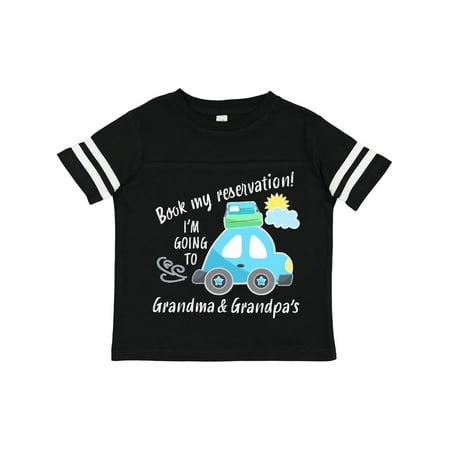 Inktastic Book My Reservation! I m Going to Grandma and Grandpa s Gift Toddler Boy or Toddler Girl T-Shirt
Inktastic Book My Reservation! I m Going to Grandma and Grandpa s Gift Toddler Boy or Toddler Girl T-Shirt