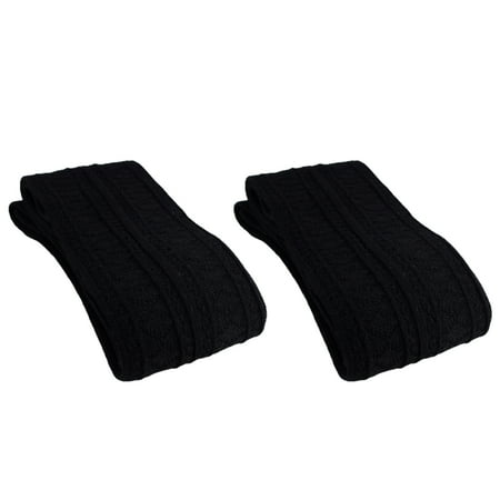 harmtty 1 Pair Women Socks Warm Autumn Winter Long Japanese Style Socks for Student Black