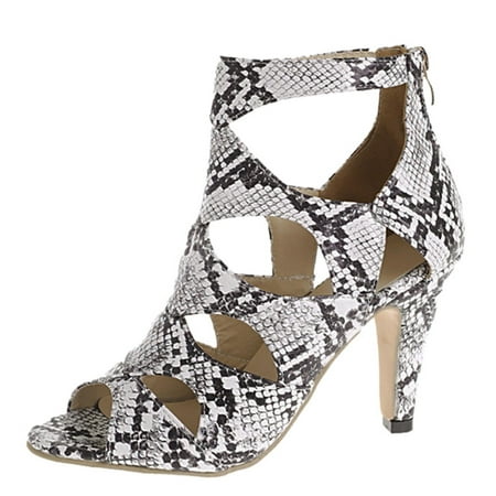 Sentuca Women Summer Zipper High Heels Open Toe Breathable Sandals Snake Pattern Shoes
Sentuca Women Summer Zipper High Heels Open Toe Breathable Sandals Snake Pattern Shoes