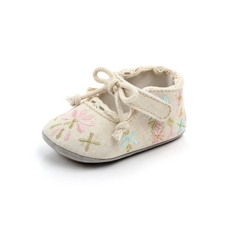 Lacyhop Newborn Flats First Walkers Crib Shoes Soft Sole Mary Jane Party Comfort Princess Dress Shoe Breathable Prewalker Beige 12-18 months
Lacyhop Newborn Flats First Walkers Crib Shoes Soft Sole Mary Jane Party Comfort Princess Dress Shoe Breathable Prewalker Beige 12-18 months