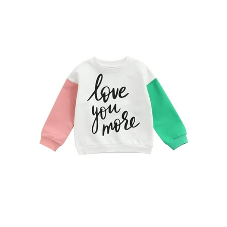 Canrulo Autumn Lovely Kids Girls Boys Sweatshirt Tops Letter Printed Color Patchwork Long Sleeve Pullover Outwears White 12-18 Months
Canrulo Autumn Lovely Kids Girls Boys Sweatshirt Tops Letter Printed Color Patchwork Long Sleeve Pullover Outwears White 12-18 Months