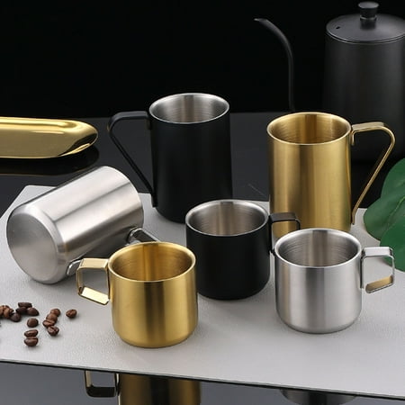 YUNx 150/280ml Water Cup with Handle Double Layer Stainless Steel Coffee Beer Cup Mug Drinkware Tools Daily Use
YUNx 150/280ml Water Cup with Handle Double Layer Stainless Steel Coffee Beer Cup Mug Drinkware Tools Daily Use