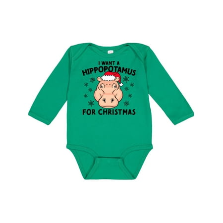 Inktastic I Want a Hippopotamus for Christmas in Santa Hat Gift Baby Boy or Baby Girl Long Sleeve Bodysuit
Inktastic I Want a Hippopotamus for Christmas in Santa Hat Gift Baby Boy or Baby Girl Long Sleeve Bodysuit