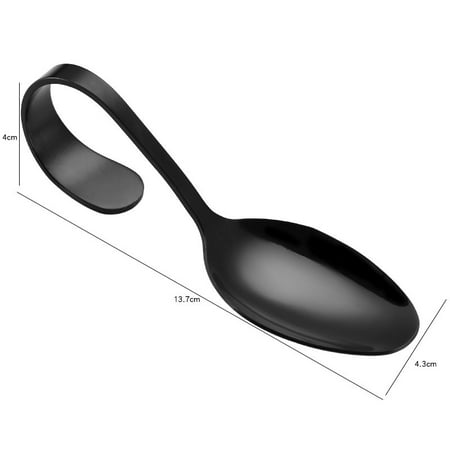 Stainless Steel Hotel Buffet Kitchen Curved Handle Dessert Soup Spoon Cutlery Sauce Drizzle Spoon Dessert Soup Kitchen Tools
Stainless Steel Hotel Buffet Kitchen Curved Handle Dessert Soup Spoon Cutlery Sauce Drizzle Spoon Dessert Soup Kitchen Tools