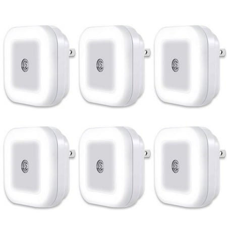 6Pack Night Light Plug in SmartLED Night Light Lamp with Smart Sensor Dusk to Dawn Sensor Cool White 0.5W Plug-in
6Pack Night Light Plug in SmartLED Night Light Lamp with Smart Sensor Dusk to Dawn Sensor Cool White 0.5W Plug-in