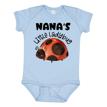 Inktastic Nana s Little Ladybug Gift Baby Boy or Baby Girl Bodysuit