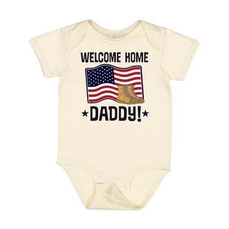 Inktastic Military Daddy Welcome Home Gift Baby Boy or Baby Girl Bodysuit
