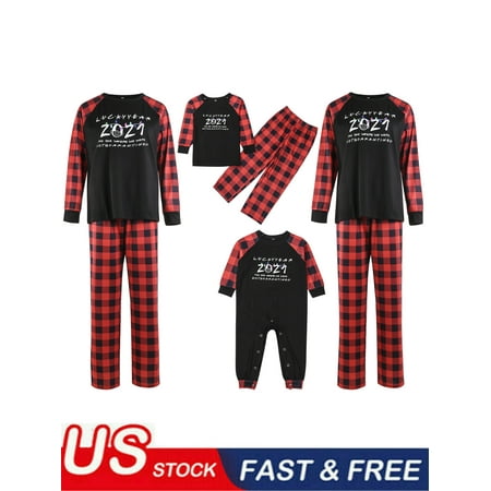 Matching Family Christmas Pajamas Sets Letter Printed Top with Plaid Long Pants PJ s Homewear Sleepwear
Matching Family Christmas Pajamas Sets Letter Printed Top with Plaid Long Pants PJ s Homewear Sleepwear
