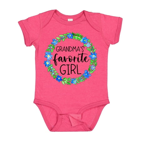 Inktastic Grandma s Favorite Girl Blue Flower Wreath Gift Baby Girl Bodysuit
Inktastic Grandma s Favorite Girl Blue Flower Wreath Gift Baby Girl Bodysuit