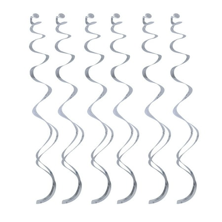 NICEXMAS 6pcs PVC Hanging Swirl Decorations Christmas Ceiling Hanging Decor for Wedding Birthday Christmas Theme Party Decorations (Silver)
NICEXMAS 6pcs PVC Hanging Swirl Decorations Christmas Ceiling Hanging Decor for Wedding Birthday Christmas Theme Party Decorations (Silver)