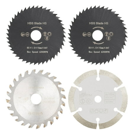 Mini Circular Saw Blade Set 4Pcs 85Mm Diamond Saw Blade for Cutter Metal Aluminum Cutting HSS/ Cutting Tool
Mini Circular Saw Blade Set 4Pcs 85Mm Diamond Saw Blade for Cutter Metal Aluminum Cutting HSS/ Cutting Tool