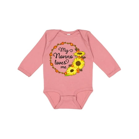 Inktastic My Nonno Loves Me with Sunflower Wreath Gift Baby Boy or Baby Girl Long Sleeve Bodysuit
Inktastic My Nonno Loves Me with Sunflower Wreath Gift Baby Boy or Baby Girl Long Sleeve Bodysuit