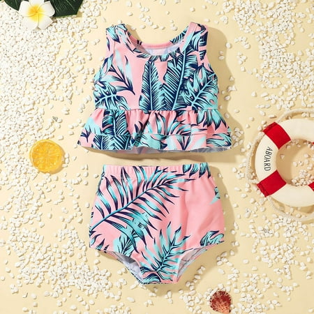 Gubotare Summer Toddler Girls Sleeveless Floral Bathing Suit Ruffles Two Piece Swimsuit Bikini Swimwear 5t Girls Swimsuit Pink 2 Years
Gubotare Summer Toddler Girls Sleeveless Floral Bathing Suit Ruffles Two Piece Swimsuit Bikini Swimwear 5t Girls Swimsuit Pink 2 Years