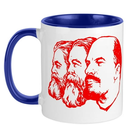 CafePress - Marx Engels & Lenin Mug - Ceramic Coffee Tea Novelty Mug Cup 11 oz