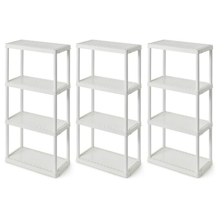Werqueid 4 Shelf Fixed Height Solid Light Duty Storage Unit 12 x 24 x for Home Garage Basement & Laundry White (3 Pack)
Werqueid 4 Shelf Fixed Height Solid Light Duty Storage Unit 12 x 24 x for Home Garage Basement & Laundry White (3 Pack)